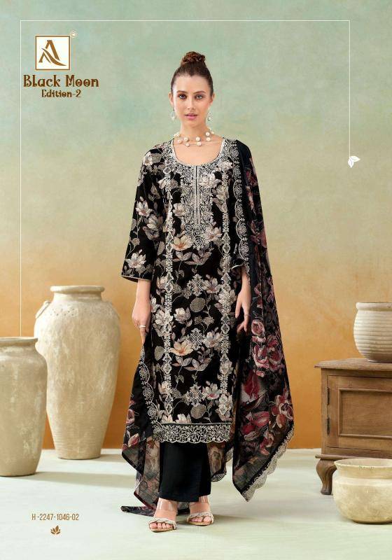 Alok suits black moon vol-2 Latest dress materials in Surat